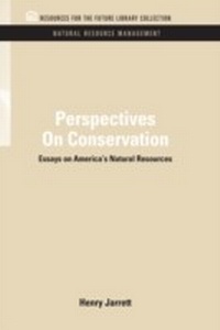 Abbildung von: Perspectives On Conservation - RFF Press