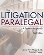 Cover: The Litigation Paralegal - Delmar Cengage Learning