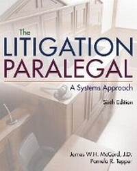 Enlarge image Cover: The Litigation Paralegal - Delmar Cengage Learning