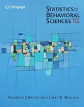 Cover: Statistics for The Behavioral Sciences - Wadsworth Publishing Co Inc