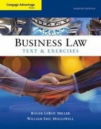Abbildung von: Cengage Advantage Books: Business Law - South-Western College Publishing