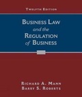 Cover: Business Law and the Regulation of Business - South-Western College Publishing