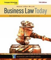 Abbildung von: Cengage Advantage Books: Business Law Today, The Essentials - South-Western College Publishing