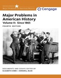 Cover: Major Problems in American History, Volume II - Wadsworth Publishing Co Inc