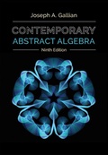 Cover: Contemporary Abstract Algebra - Brooks/Cole