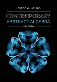 Enlarge image Cover: Contemporary Abstract Algebra - Brooks/Cole