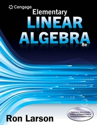 Abbildung von: Student Solutions Manual for Larson's Elementary Linear Algebra, 8th - CENGAGE Learning Custom Publishing
