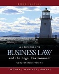 Cover: Anderson'sbusiness Law and the Legal Environment, Comprehensive Volume - South Western Educational Publishing