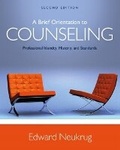 Cover: A Brief Orientation to Counseling - Wadsworth Publishing Co Inc