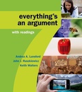 Cover: High School Version for Everything's an Argument with Readings - Bedford Books