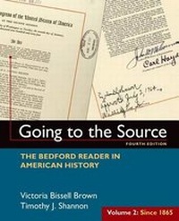 Enlarge image Cover: Going to the Source, Volume II: Since 1865 - Bedford Books