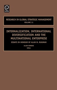 Enlarge image Cover: Internalization, International Diversification and the Multinational Enterprise - JAI Press Inc.