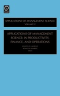 Cover: In Productivity, Finance, and Operations - JAI Press Inc.