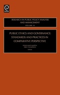 Cover: Public Ethics and Governance - JAI Press Inc.