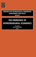 Cover: The Emergence of Entrepreneurial Economics - JAI Press Inc.
