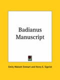 Cover: Badianus Manuscript (1940) - Kessinger Publishing Co