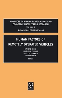 Enlarge image Cover: Human Factors of Remotely Operated Vehicles - JAI Press Inc.