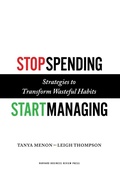 Cover: Stop Spending, Start Managing - Harvard Business School Press