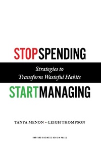 Enlarge image Cover: Stop Spending, Start Managing - Harvard Business School Press