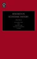 Cover: Research in Economic History - JAI Press Inc.