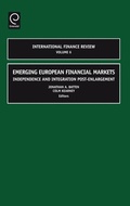 Cover: Emerging European Financial Markets - JAI Press Inc.