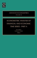 Cover: Econometric Analysis of Financial and Economic Time Series - JAI Press Inc.
