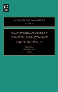 Enlarge image Cover: Econometric Analysis of Financial and Economic Time Series - JAI Press Inc.