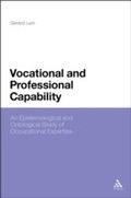 Cover: Vocational and Professional Capability - Bloomsbury Continuum