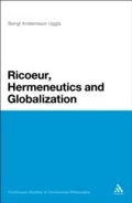 Cover: Ricoeur, Hermeneutics, and Globalization - Bloomsbury Continuum