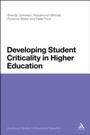 Cover: Developing Student Criticality in Higher Education - Bloomsbury Continuum