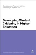 Cover: Developing Student Criticality in Higher Education - Bloomsbury Continuum