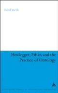 Cover: Heidegger, Ethics and the Practice of Ontology - Bloomsbury Continuum