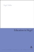 Cover: Education in Hegel - Bloomsbury Continuum