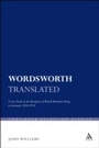 Cover: Wordsworth Translated - Bloomsbury Continuum