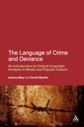 Cover: The Language of Crime and Deviance - Bloomsbury Continuum