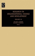 Cover: Research in Organizational Change and Development - JAI Press Inc.