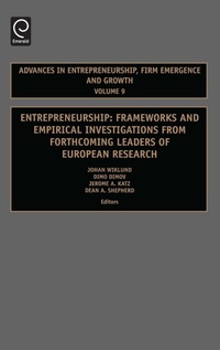 Enlarge image Cover: Entrepreneurship - JAI Press Inc.