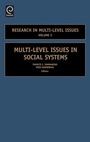 Cover: Multi-Level Issues in Social Systems - JAI Press Inc.