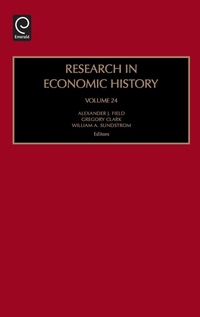 Enlarge image Cover: Research in Economic History - JAI Press Inc.