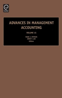 Enlarge image Cover: Advances in Management Accounting - JAI Press Inc.