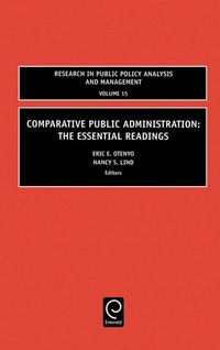 Enlarge image Cover: Comparative Public Administration - JAI Press Inc.