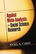 Cover: Applied Meta-Analysis for Social Science Research - Guilford Press