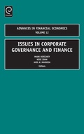 Cover: Issues in Corporate Governance and Finance - JAI Press Inc.