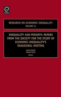 Cover: Inequality and Poverty - JAI Press Inc.