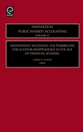 Cover: Independent Accounts - JAI Press Inc.