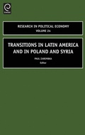 Cover: Transitions in Latin America and in Poland and Syria - JAI Press Inc.