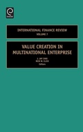Cover: Value Creation in Multinational Enterprise - JAI Press Inc.