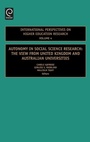 Cover: Autonomy in Social Science Research - JAI Press Inc.