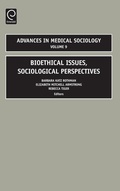 Cover: Bioethical Issues - JAI Press Inc.