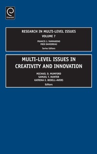 Enlarge image Cover: Multi Level Issues in Creativity and Innovation - JAI Press Inc.